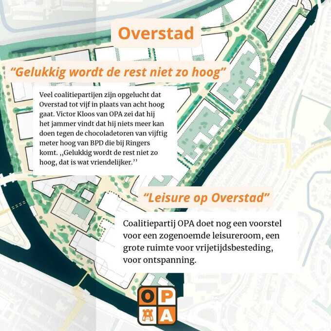 Motie: Meer leasure op Overstad