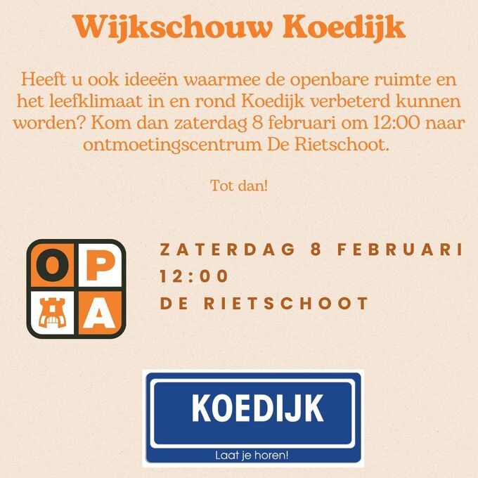 Wijkschouw Koedijk en omgeving